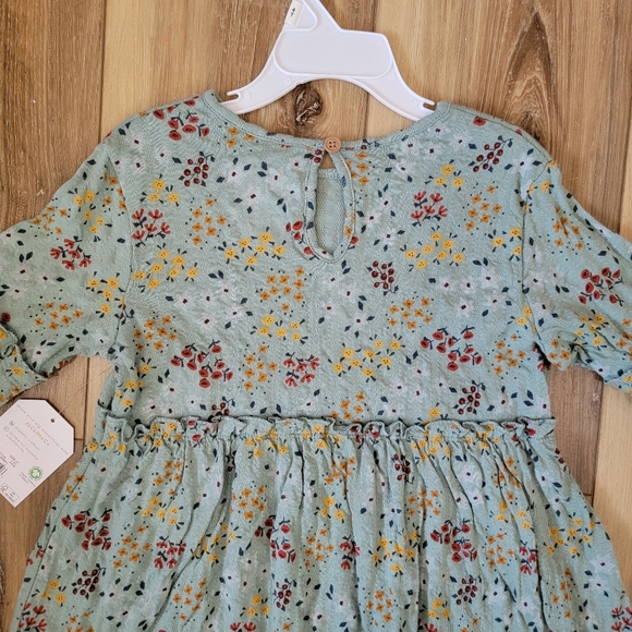 Lauren Conrad Girls Floral Long Sleeve Dress, 4T, NWT - Picture 6 of 7